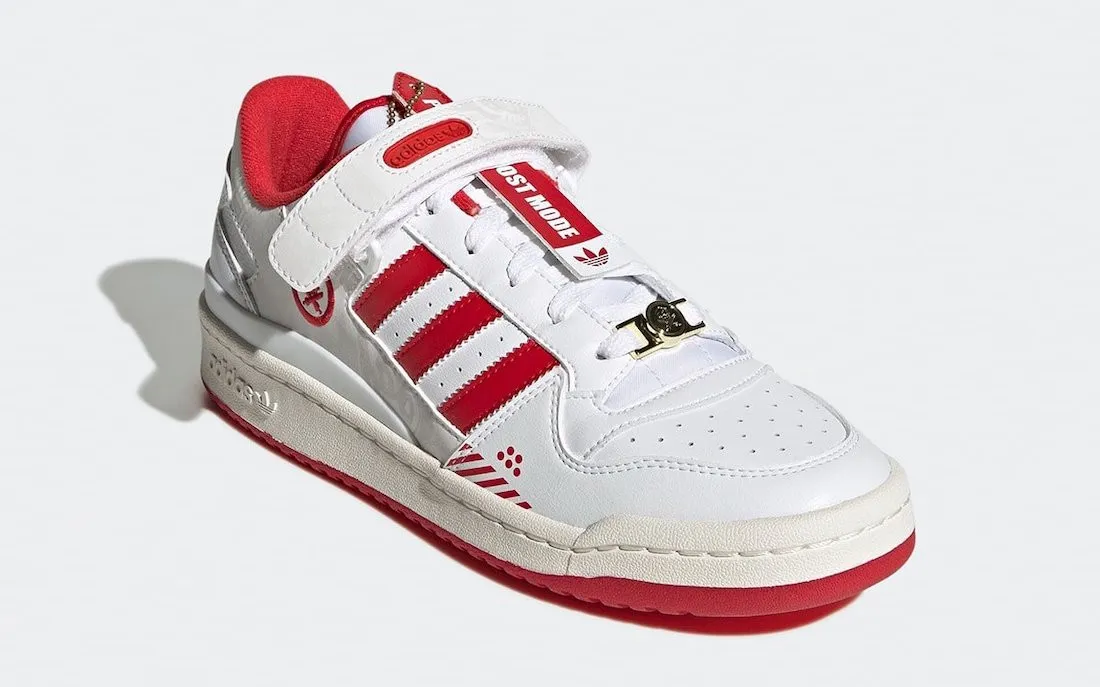 Quiccs x Adidas Forum Low Footwear White Scarlett Core Black GW3493