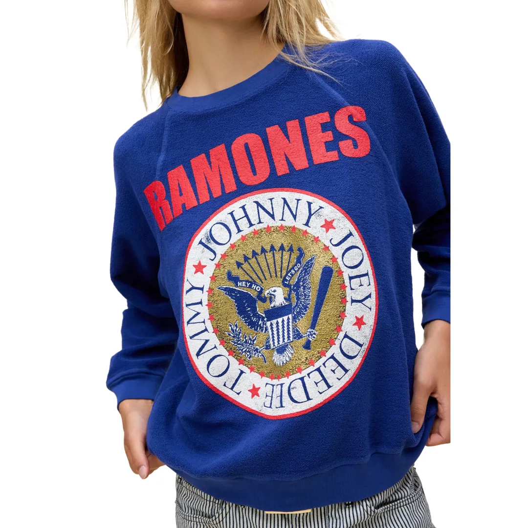 RAMONES GOLD SEAL RAGLAN CREW