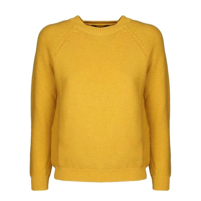 RENANIA ROUND NECK JUMPER Woman Custard