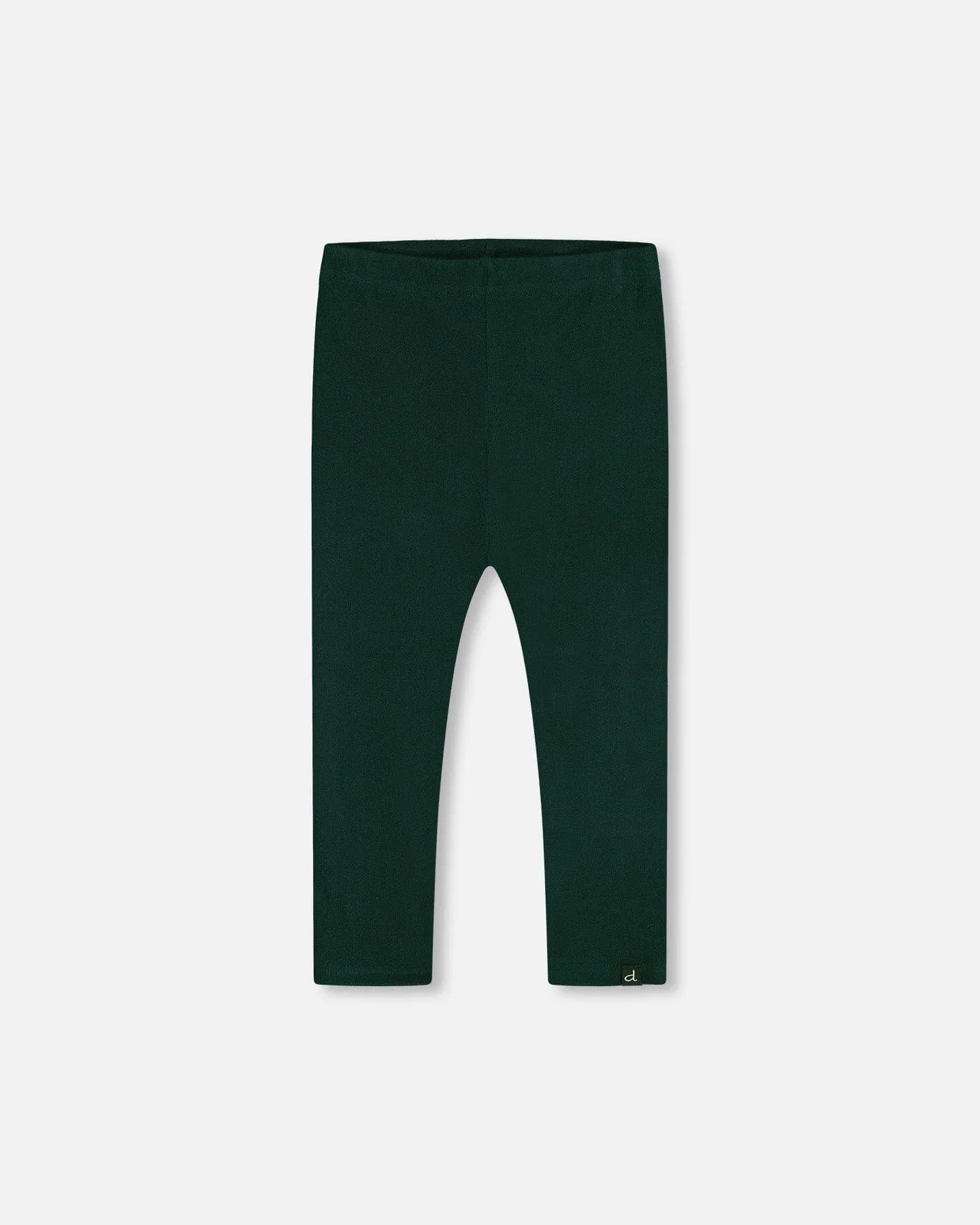 Rib Leggings Dark Emerald