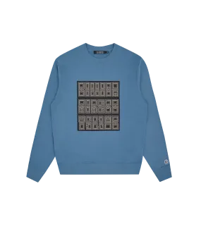 ROOFTOP CREWNECK - BLUE