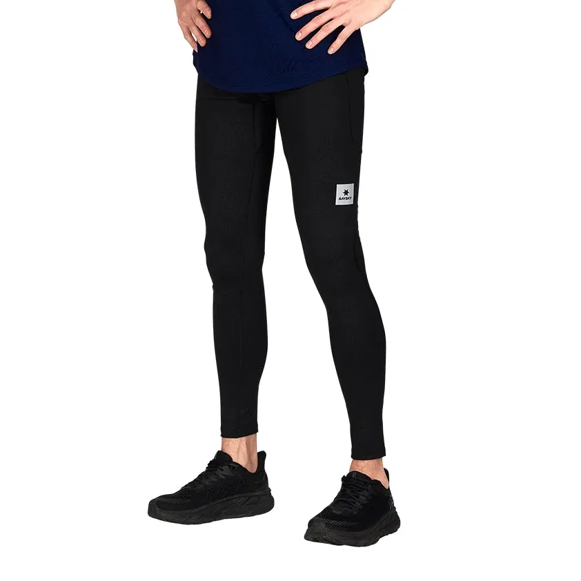 SAYSKY Men's Combat+ Long Tights Black