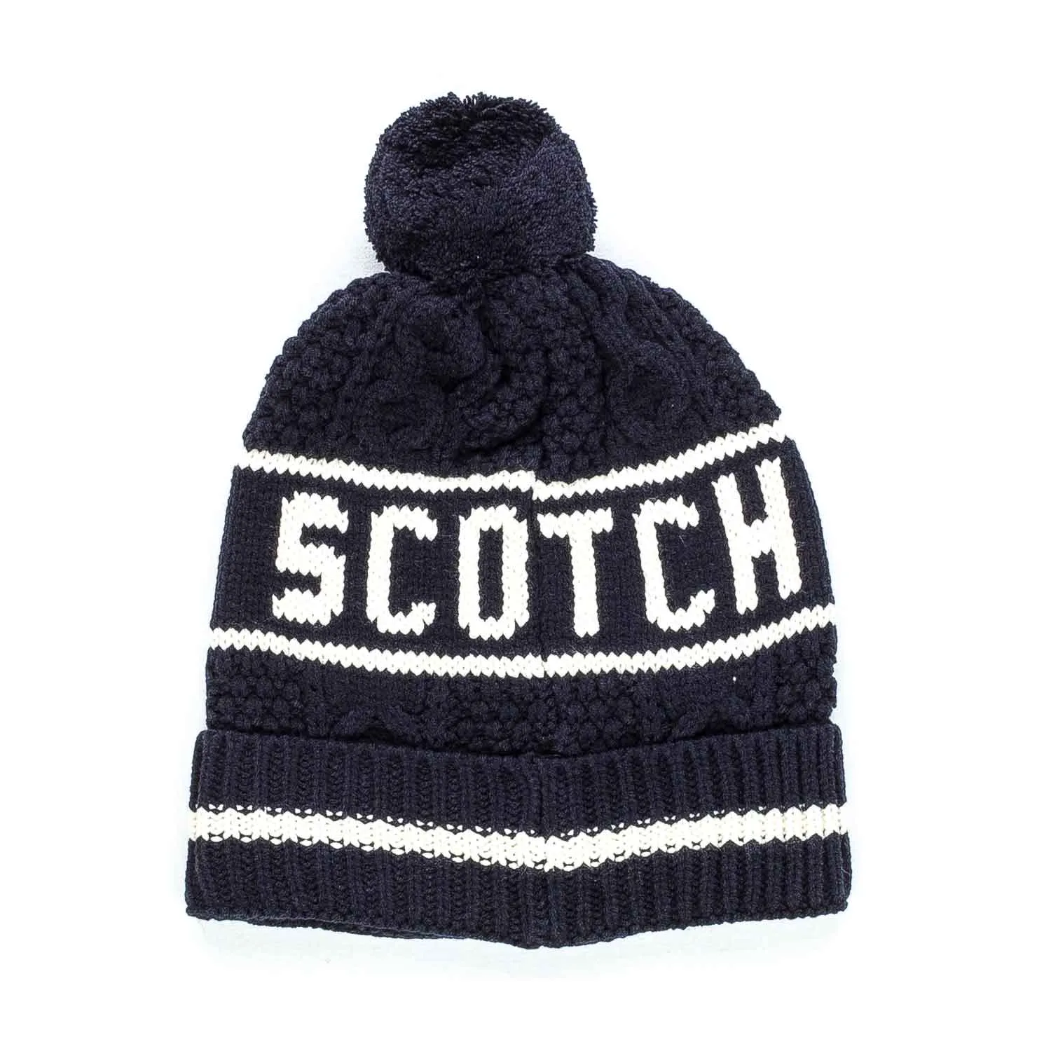 Scotch & Soda Boy Blue Beanie With Logo