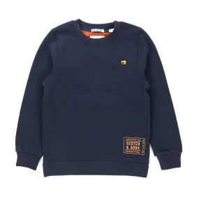 Scotch & Soda Boy Teen Blue Sweatshirt