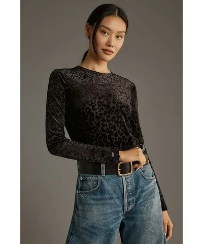 Scotch & Soda Burn Out Long-Sleeve Top