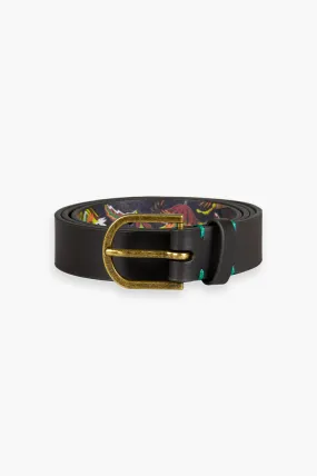 Scotch & Soda Chocolate Recycled Leather Belt