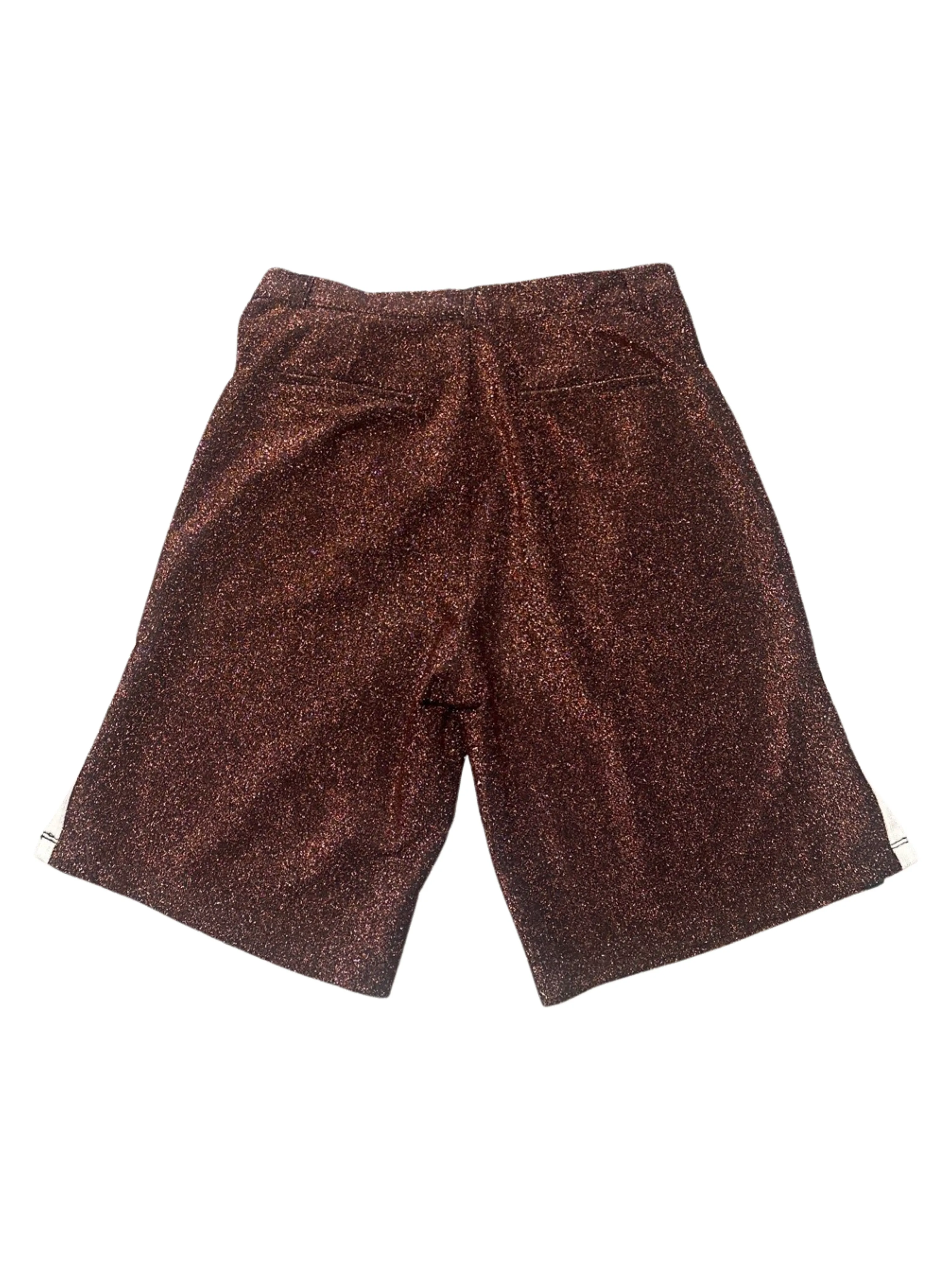 Scotch & Soda Copper Metallic Shimmer Bermuda Shorts XS