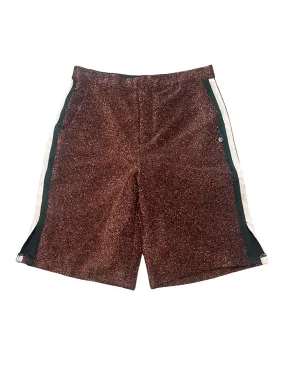 Scotch & Soda Copper Metallic Shimmer Bermuda Shorts XS