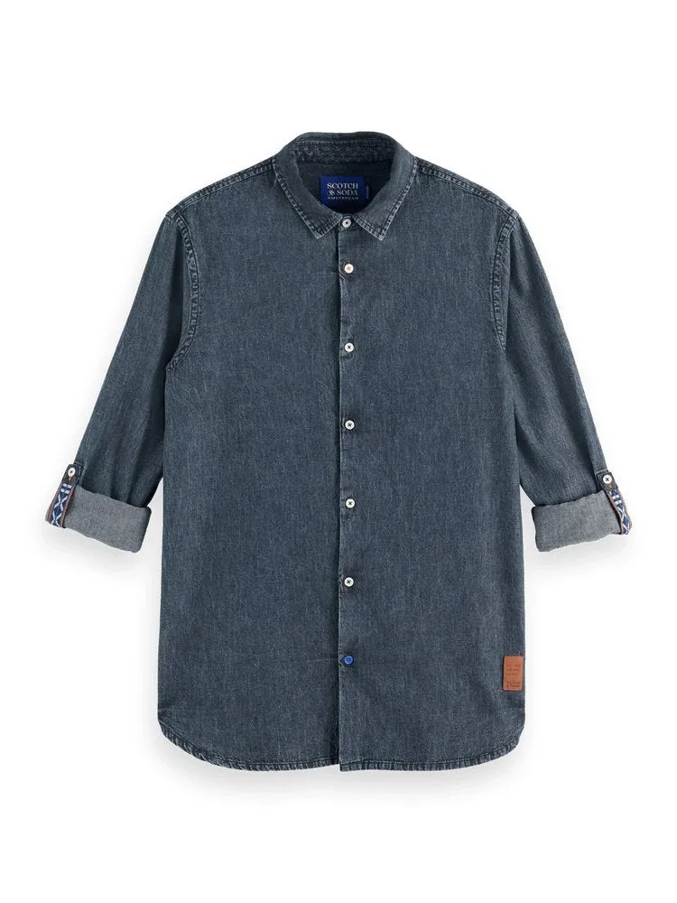 Scotch & Soda Denim Shirt / Washed Black