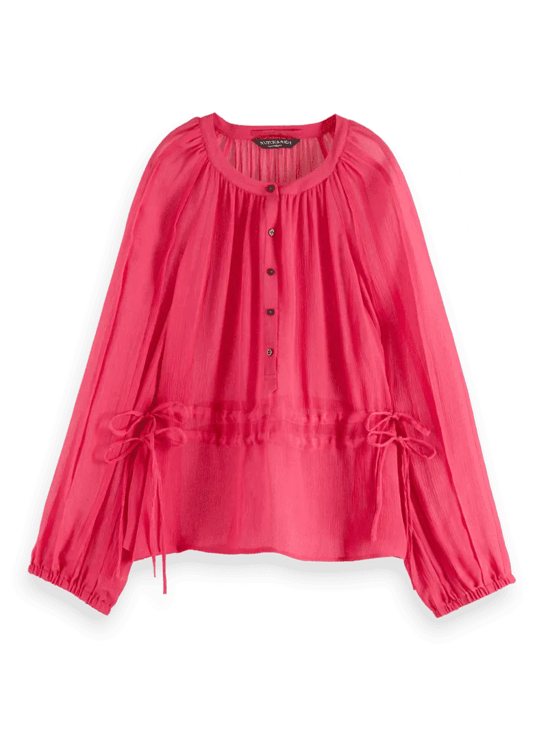 Scotch & Soda Double Tie Waist Blouse