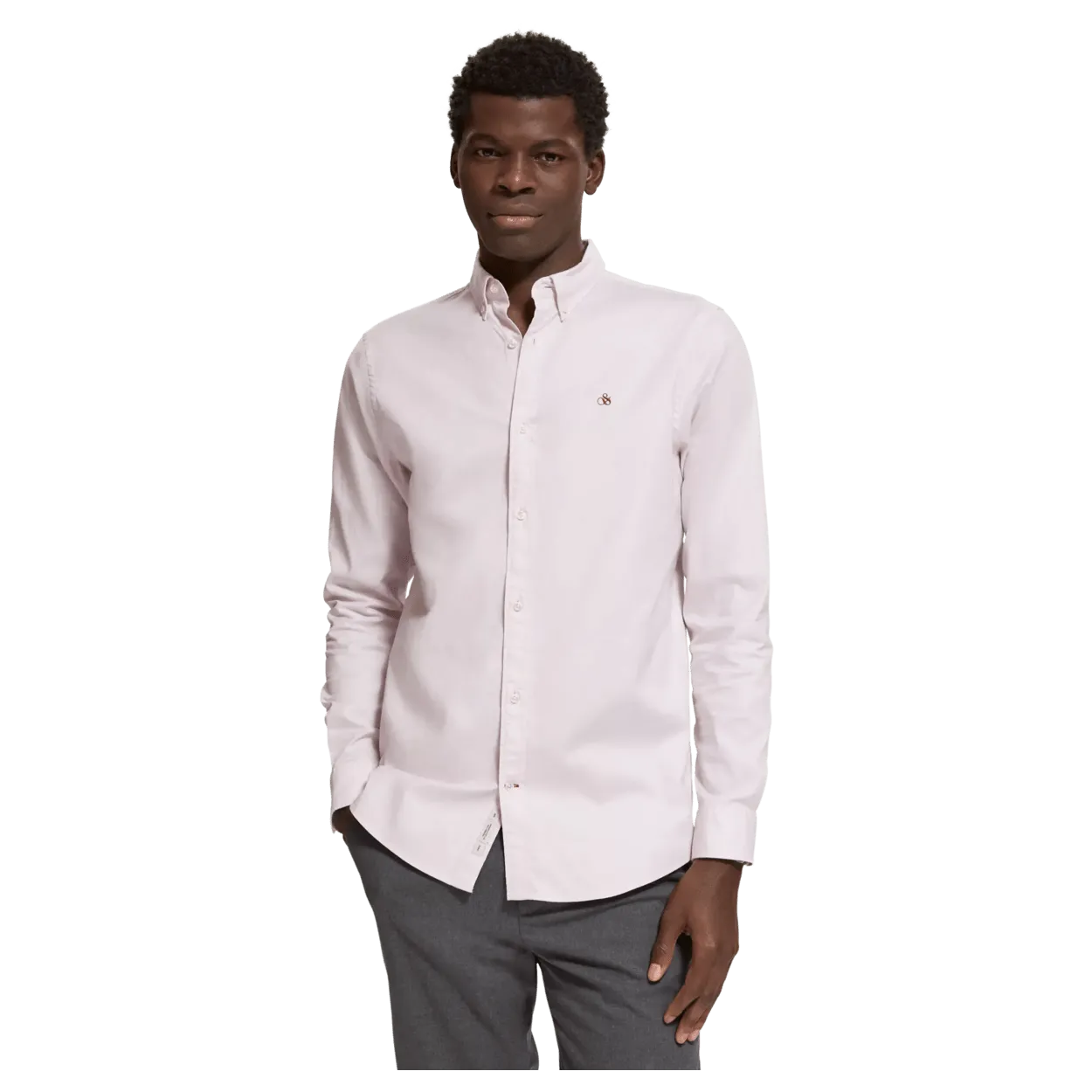 Scotch & Soda Essential Oxford Solid Shirt