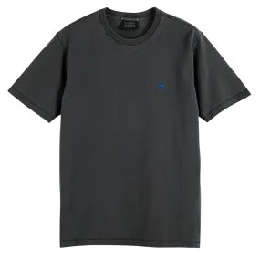 Scotch & Soda Garment Dye Logo Embroidery Tee