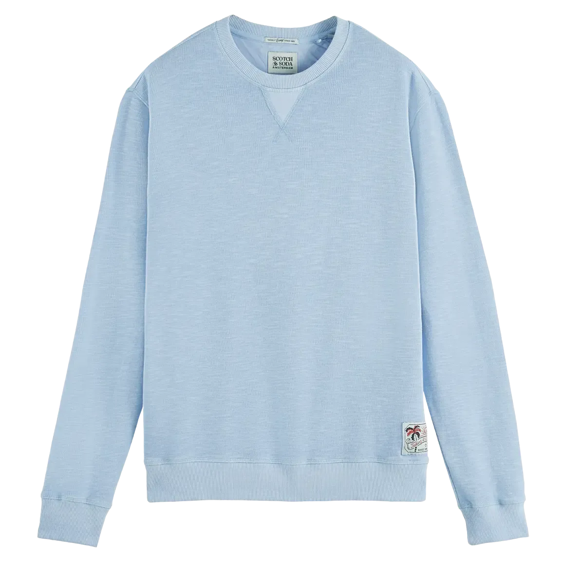 Scotch & Soda Garment Dye Structured Sweatshirt