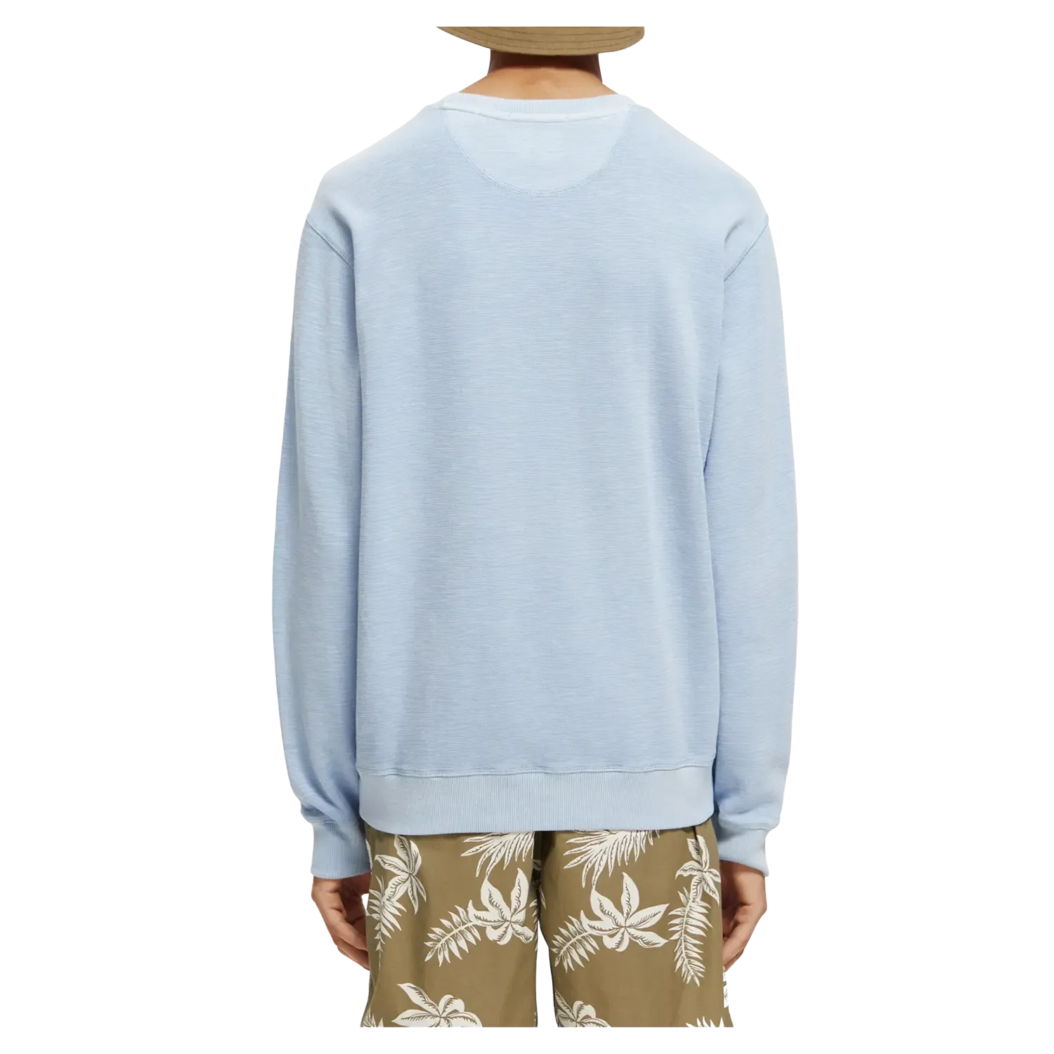 Scotch & Soda Garment Dye Structured Sweatshirt