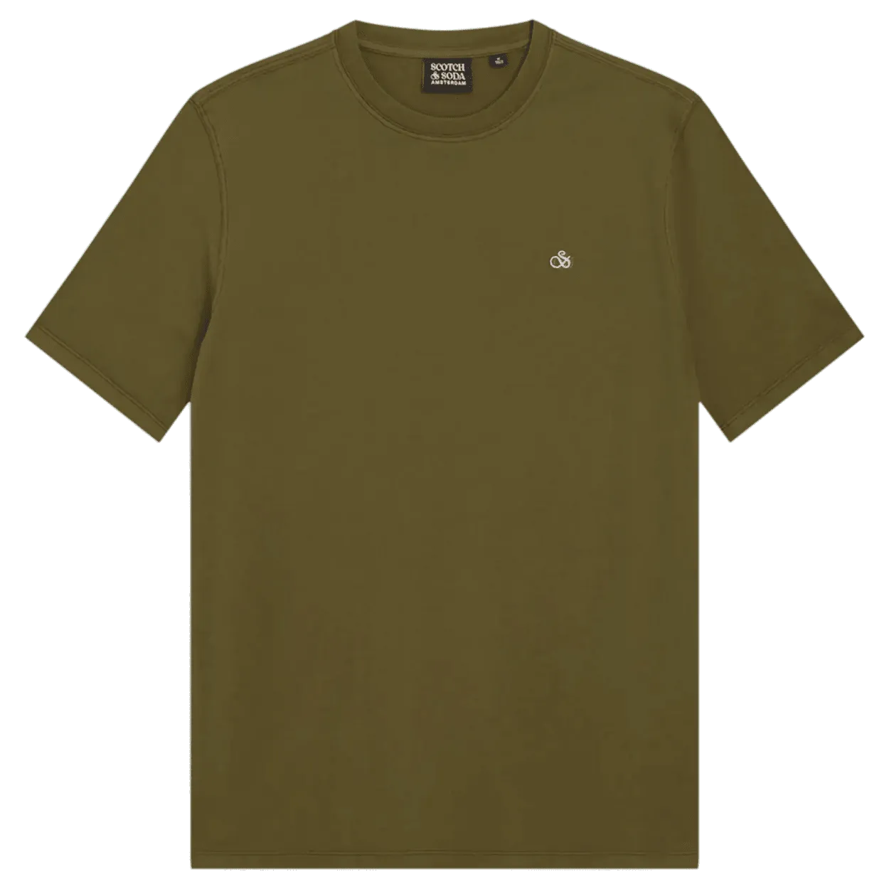 Scotch & Soda Garment Dyed Crew Neck T-Shirt