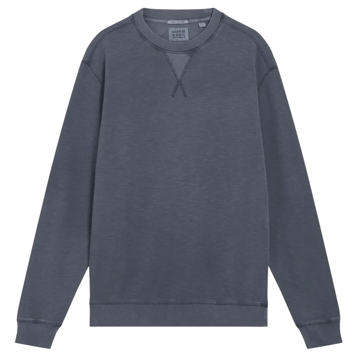 Scotch & Soda Garment Dyed Structured Sweatshirt