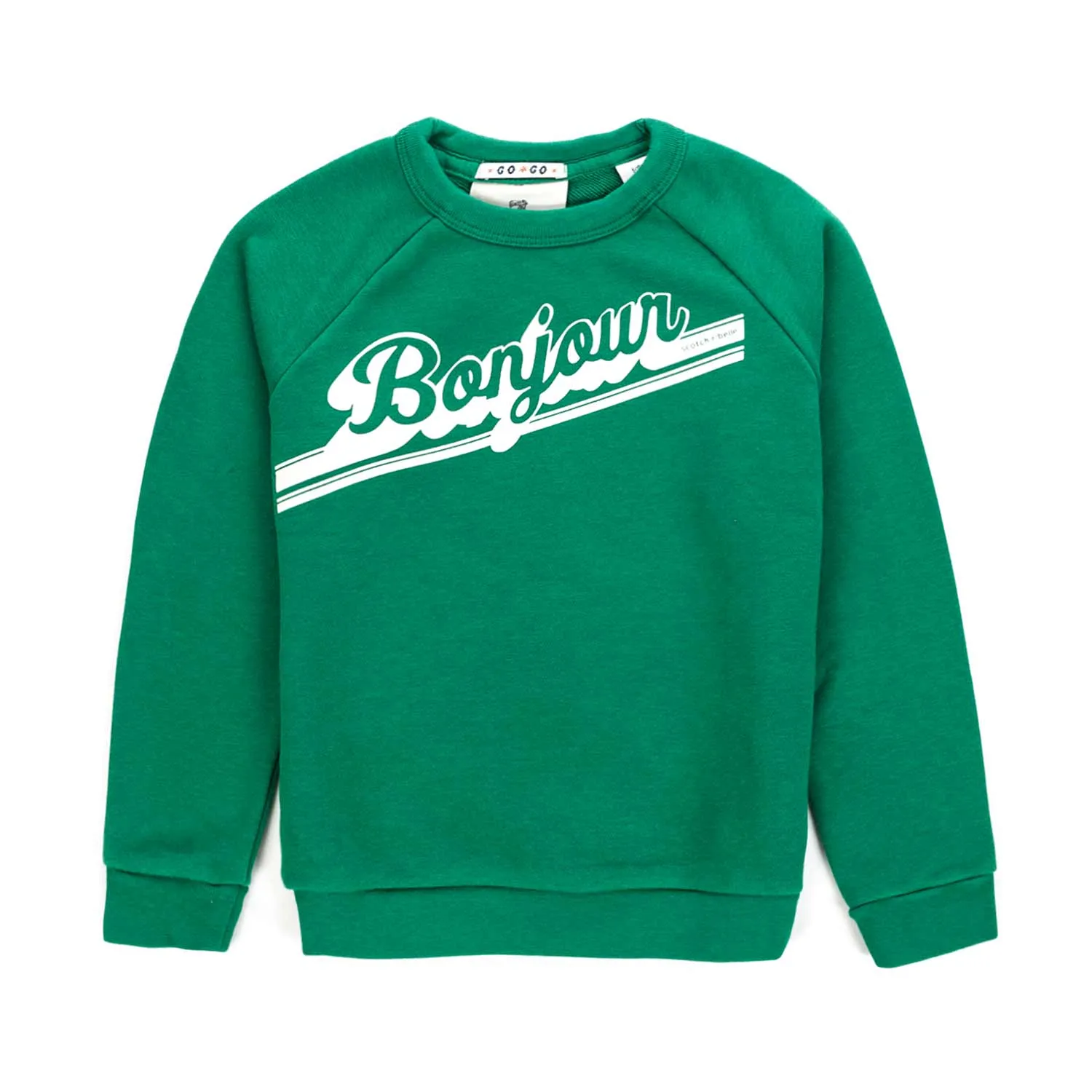 Scotch & Soda Green Sweatshirt For Girl