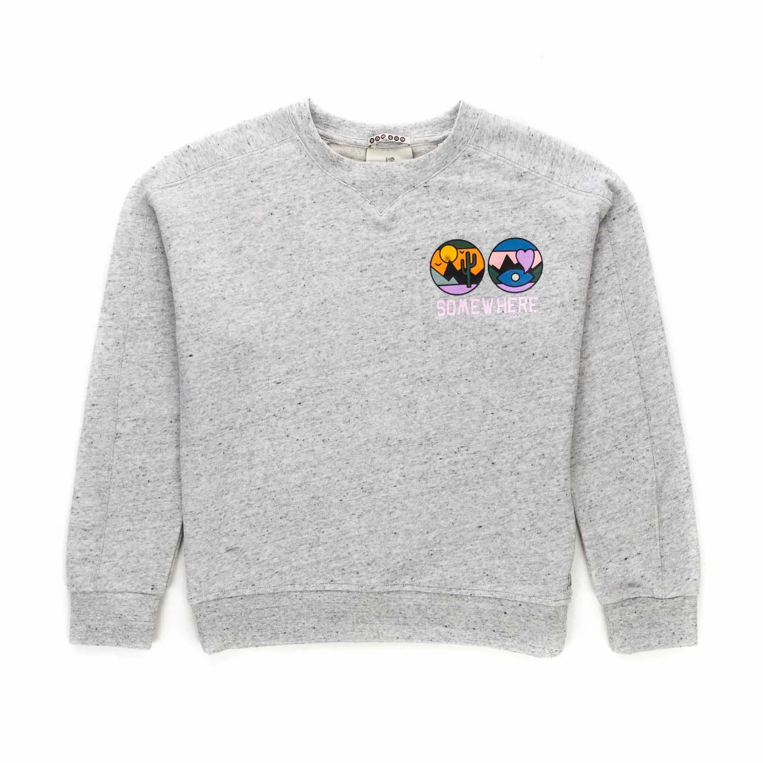 Scotch & Soda Grey Sweatshirt For Girls