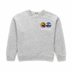 Scotch & Soda Grey Sweatshirt For Girls