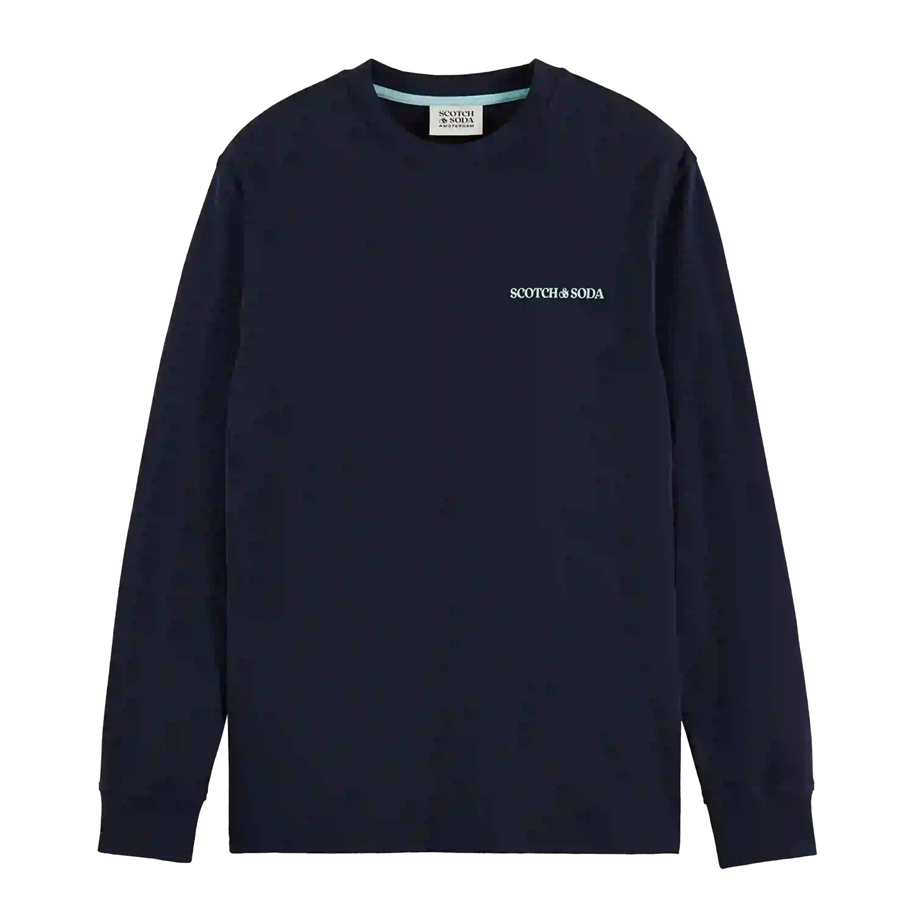 Scotch & Soda Jersey Logo Longsleeve T-Shirt