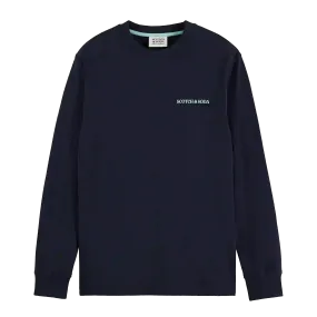 Scotch & Soda Jersey Logo Longsleeve T-Shirt