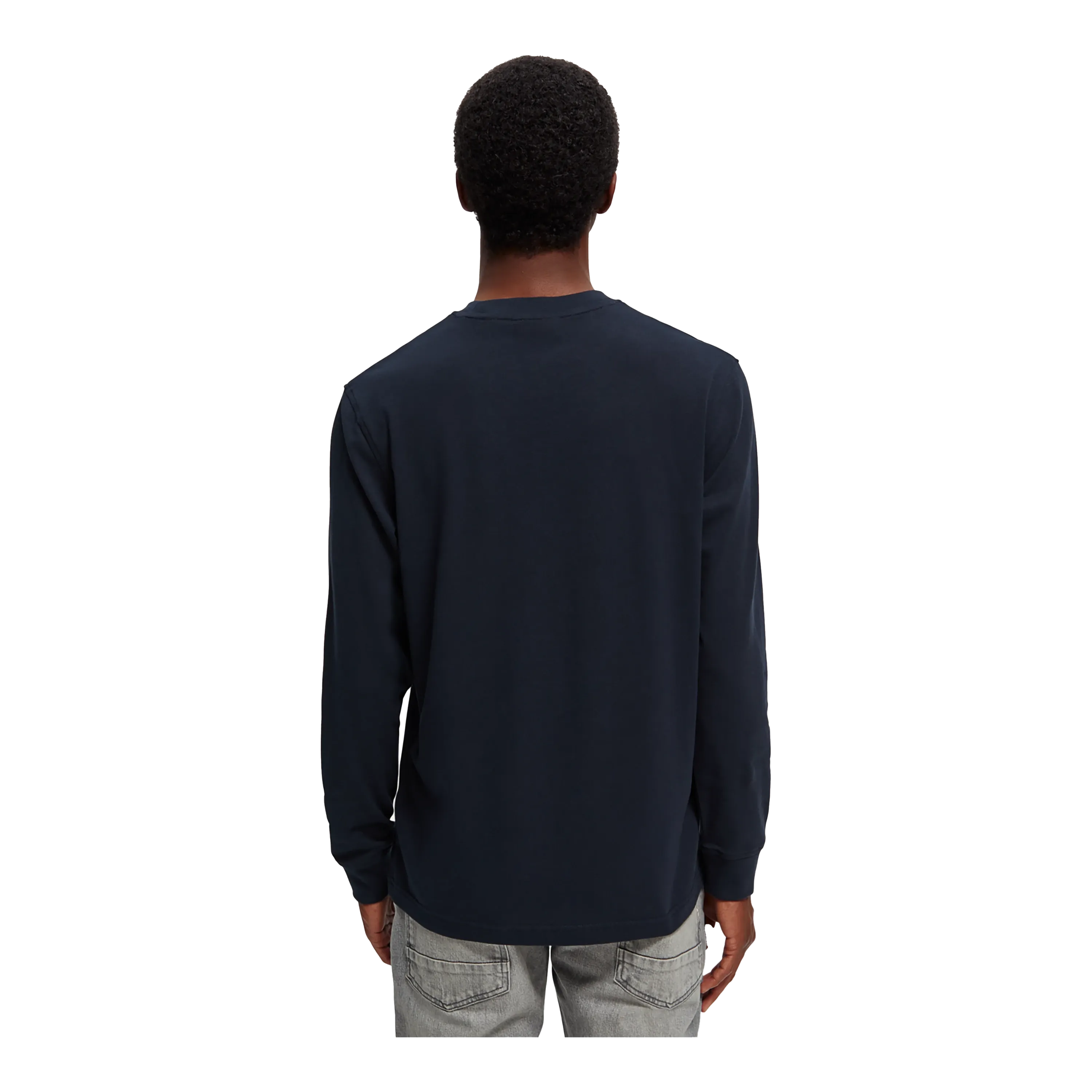 Scotch & Soda Jersey Logo Longsleeve T-Shirt