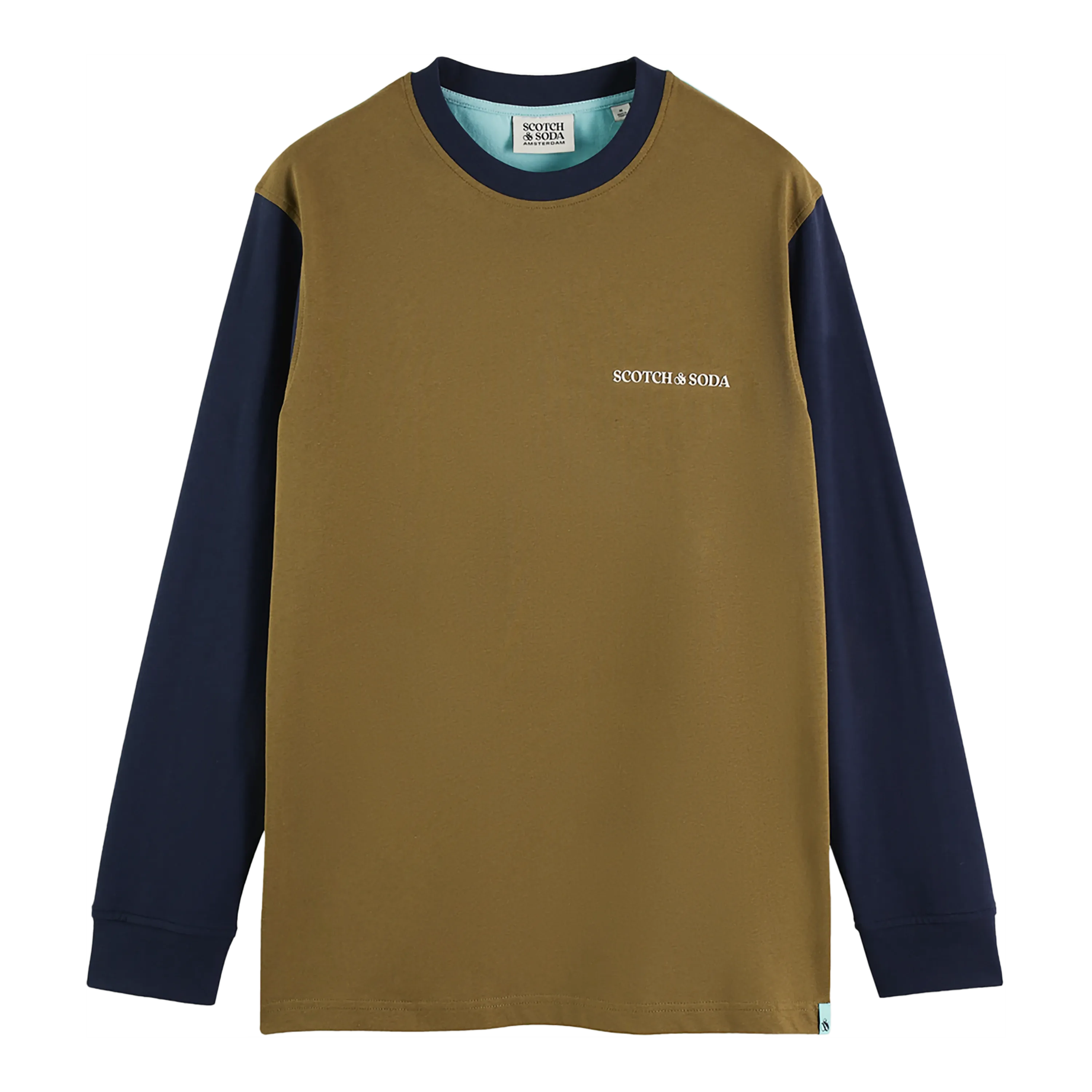 Scotch & Soda Jersey Logo Longsleeve T-Shirt