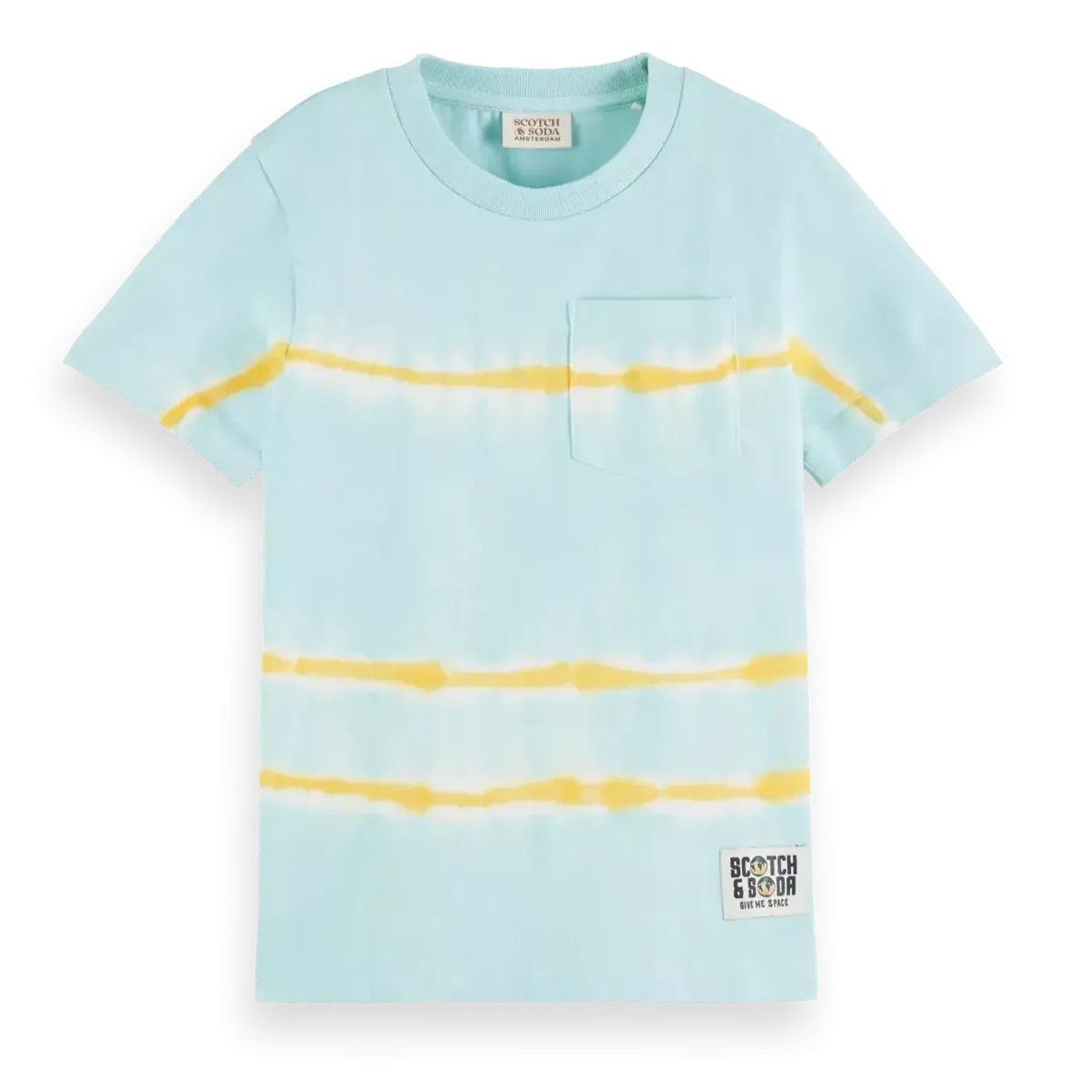 SCOTCH & SODA Kids Relaxed-fit Organic Short Sleeve Tie-dye T-shirt