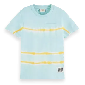 SCOTCH & SODA Kids Relaxed-fit Organic Short Sleeve Tie-dye T-shirt