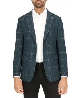 Scotch & Soda Men's Windowpane Printed Sportcoat