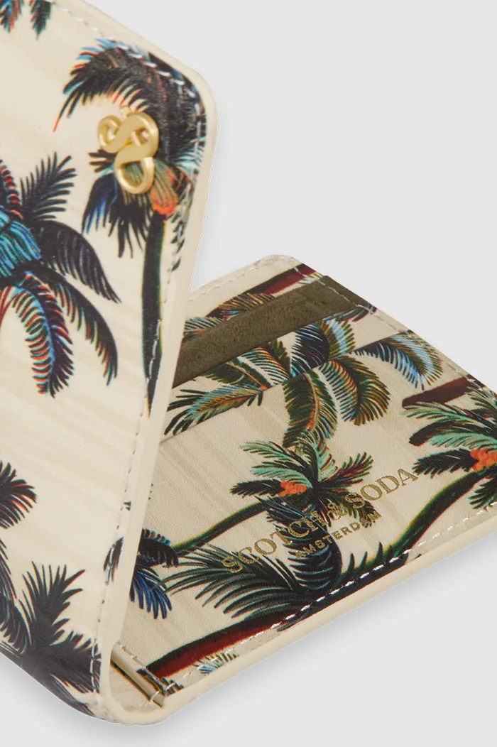 Scotch & Soda Palmtrees Leather Wallet