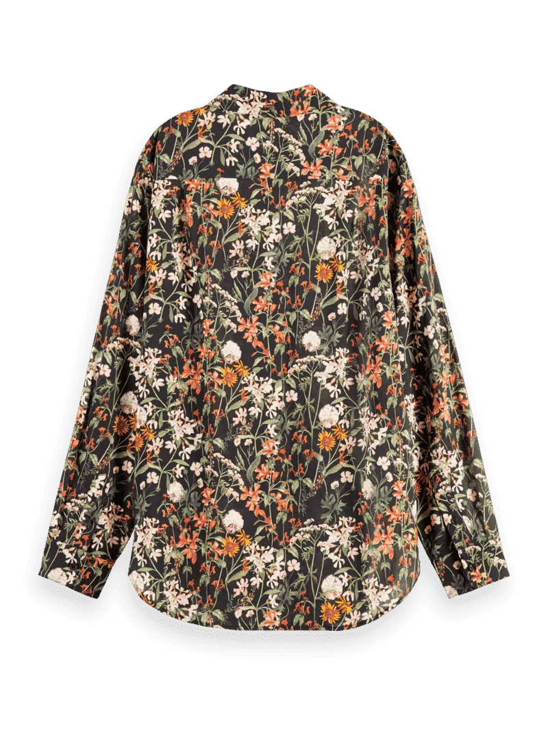 Scotch & Soda Printed Oversized Shirt Meadow