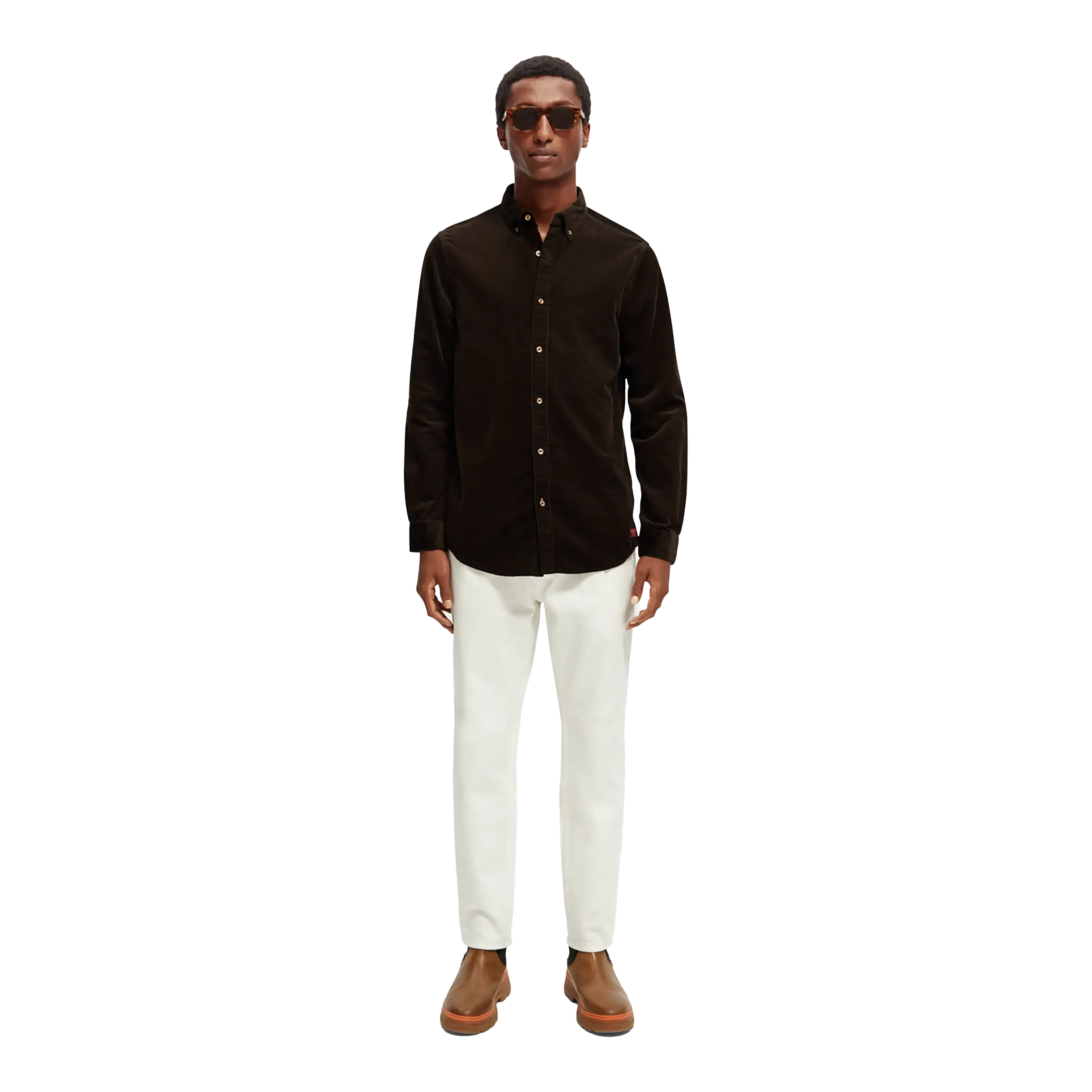 Scotch & Soda Regular Fit Corduroy Shirt