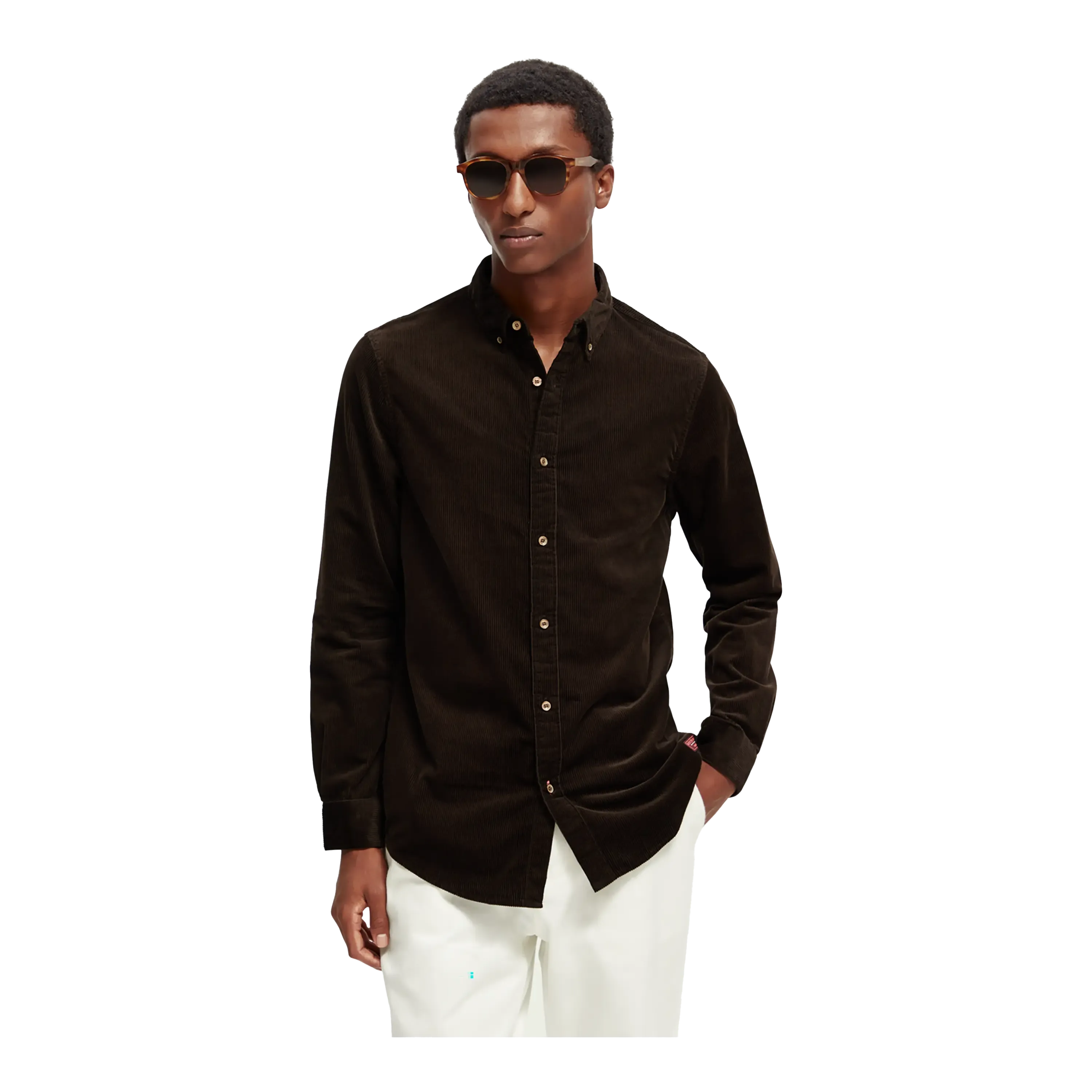 Scotch & Soda Regular Fit Corduroy Shirt