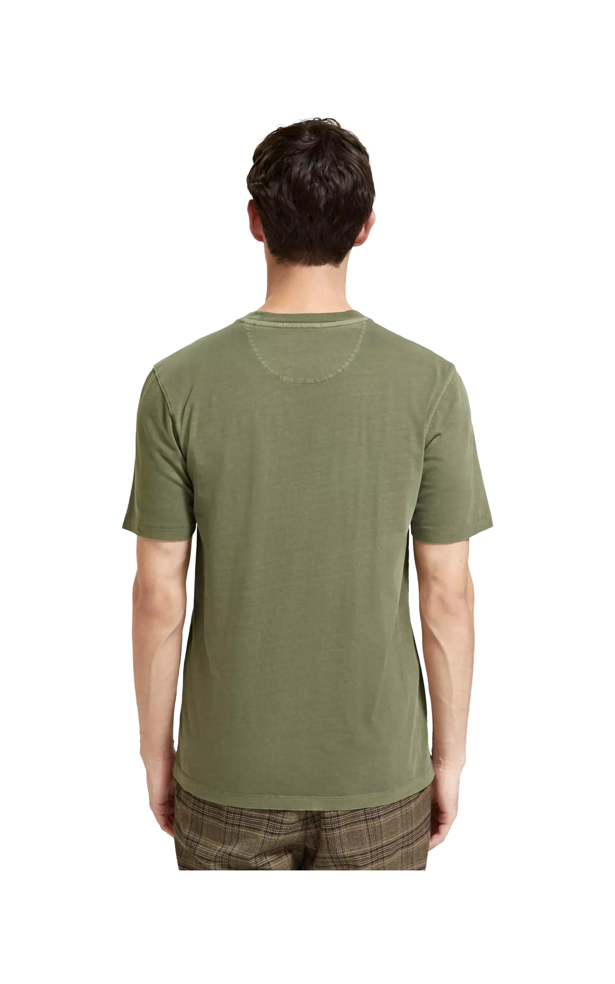 Scotch & Soda Regular Fit Garment-Dyed Logo T-Shirt