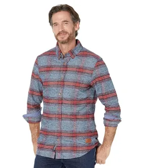 Scotch & Soda Regular Fit-Striped Flannel Shirt Men's