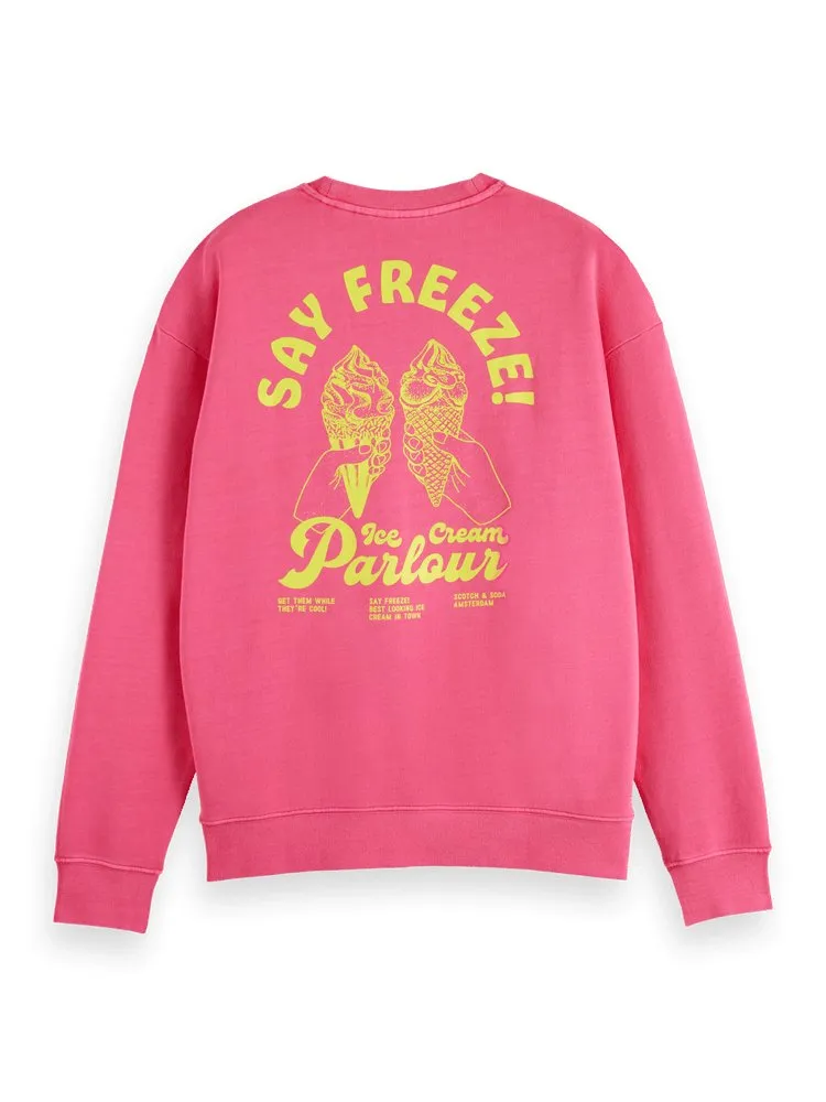 Scotch & Soda 'Say Freeze' Sweatshirt / Tropical Pink