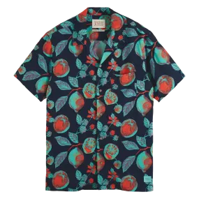 Scotch & Soda Short Sleeve Printed Camp Shirt