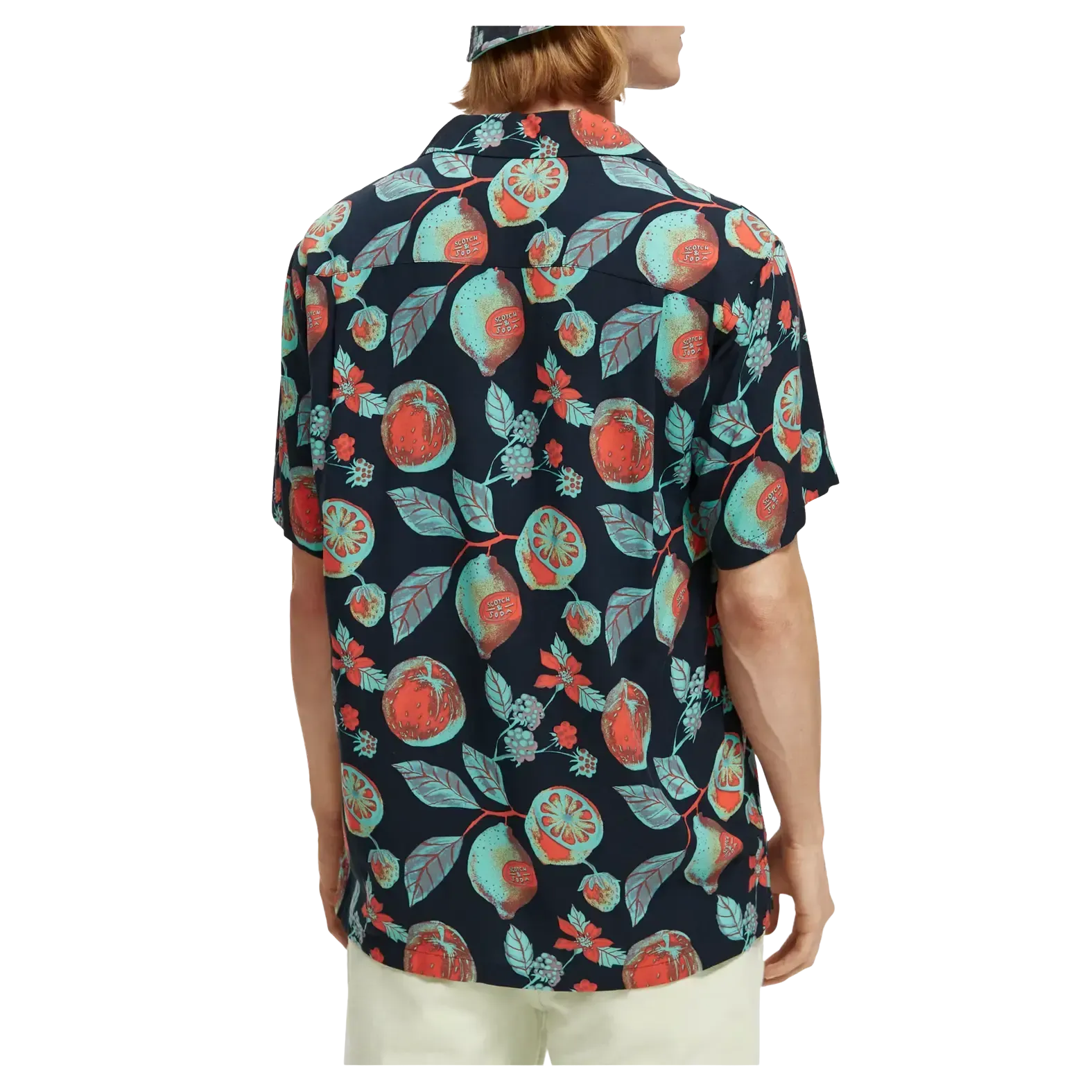 Scotch & Soda Short Sleeve Printed Camp Shirt