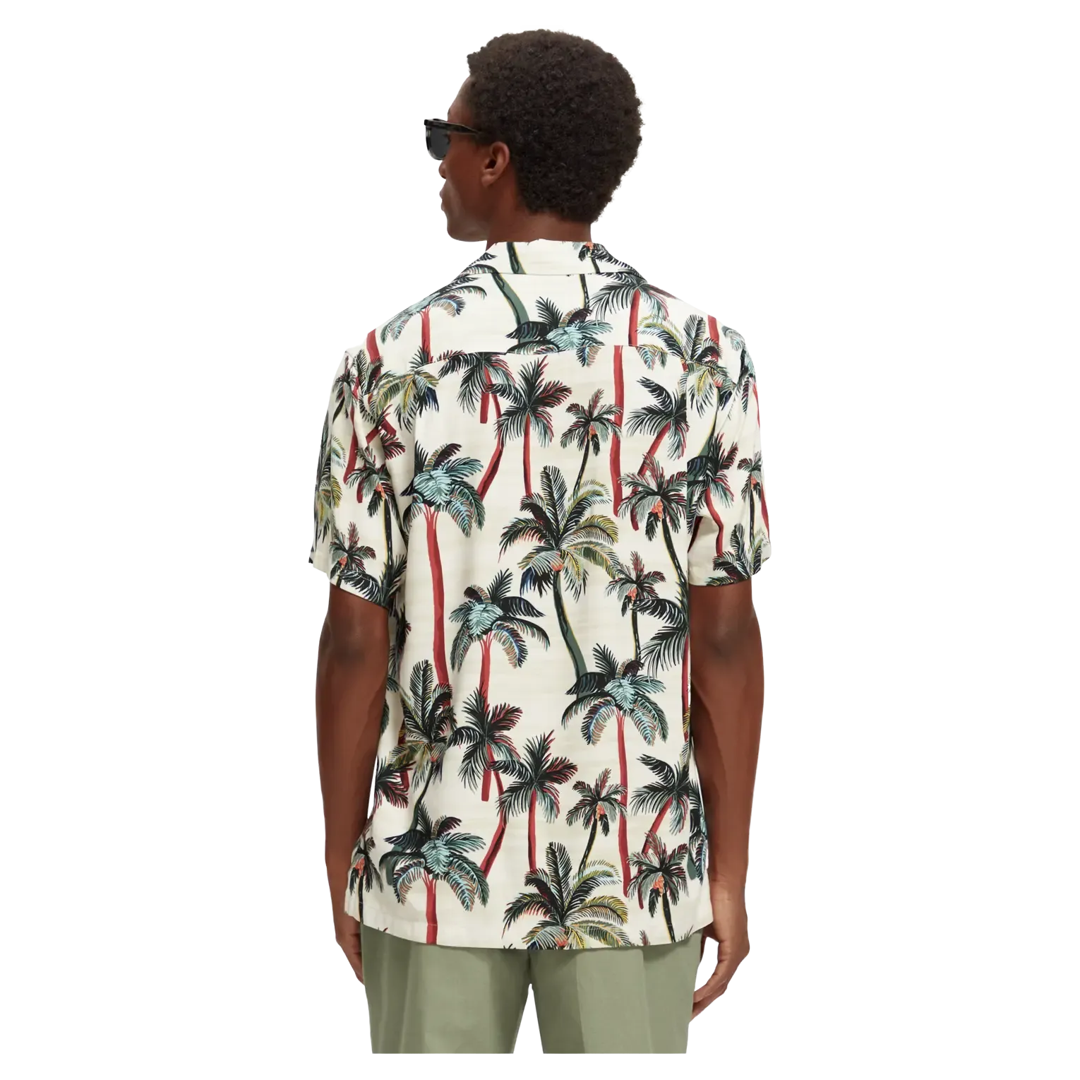 Scotch & Soda Short Sleeve Printed Camp Shirt