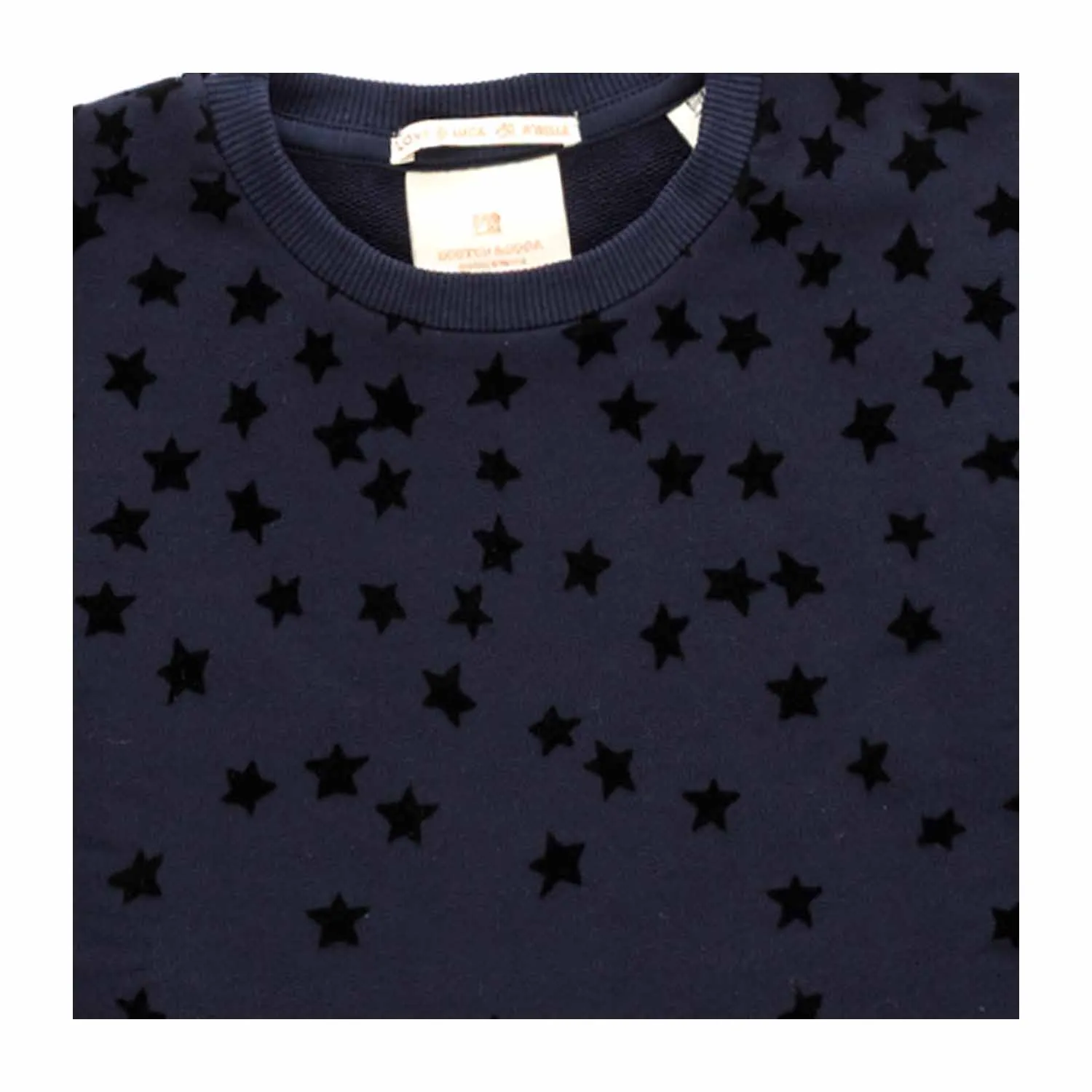 Scotch & Soda Star Print Sweatshirt For Girls