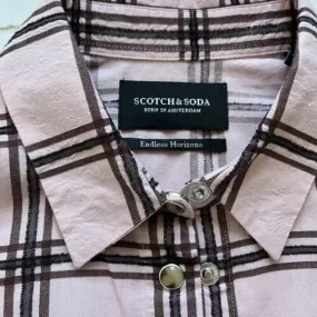 Scotch & Soda Striped Regular Fit Cotton Shirt