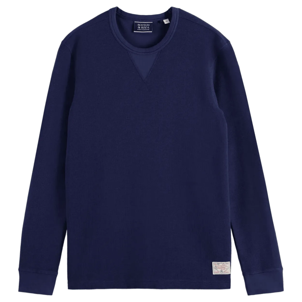 Scotch & Soda Waffle Long Sleeve T-Shirt