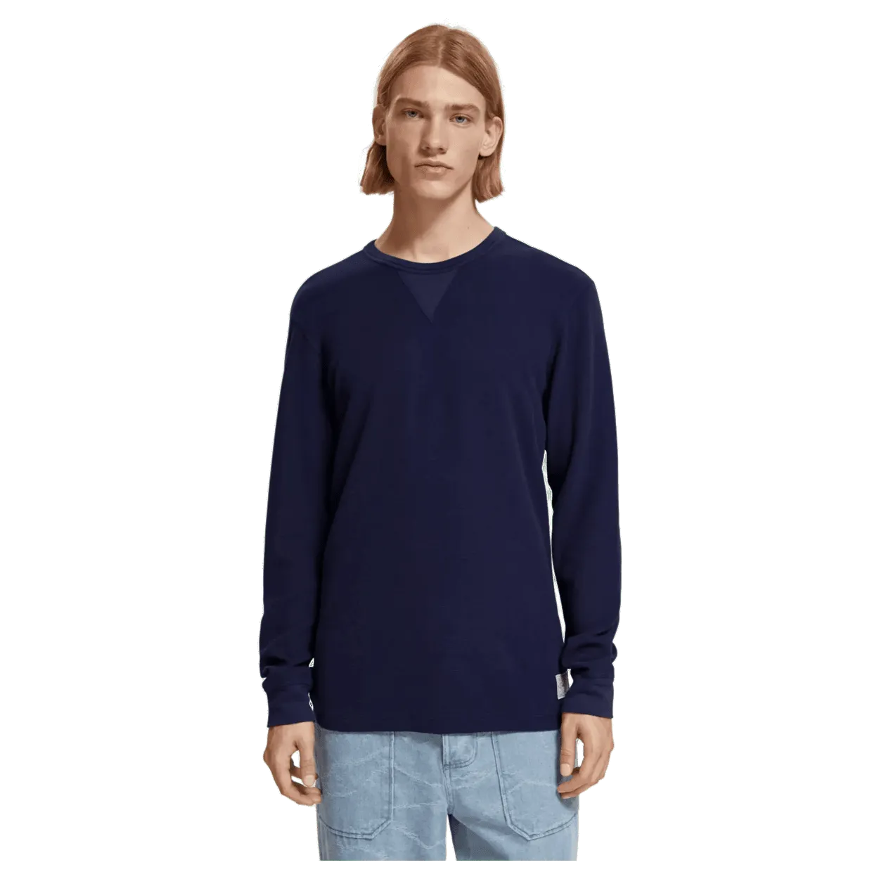 Scotch & Soda Waffle Long Sleeve T-Shirt