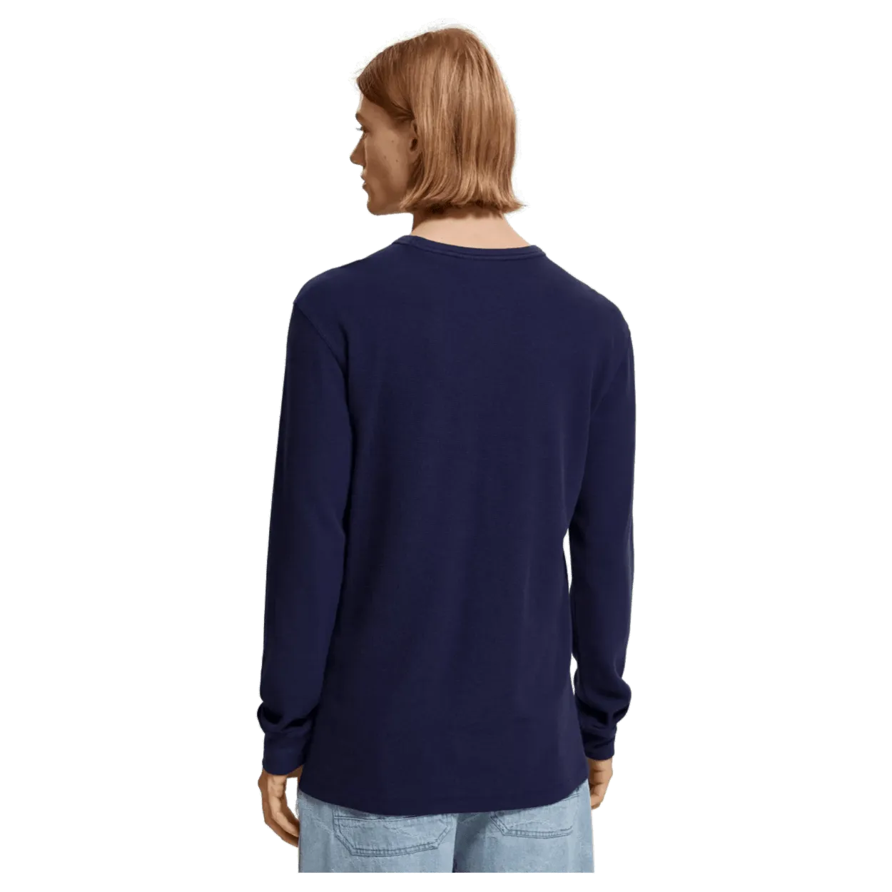 Scotch & Soda Waffle Long Sleeve T-Shirt