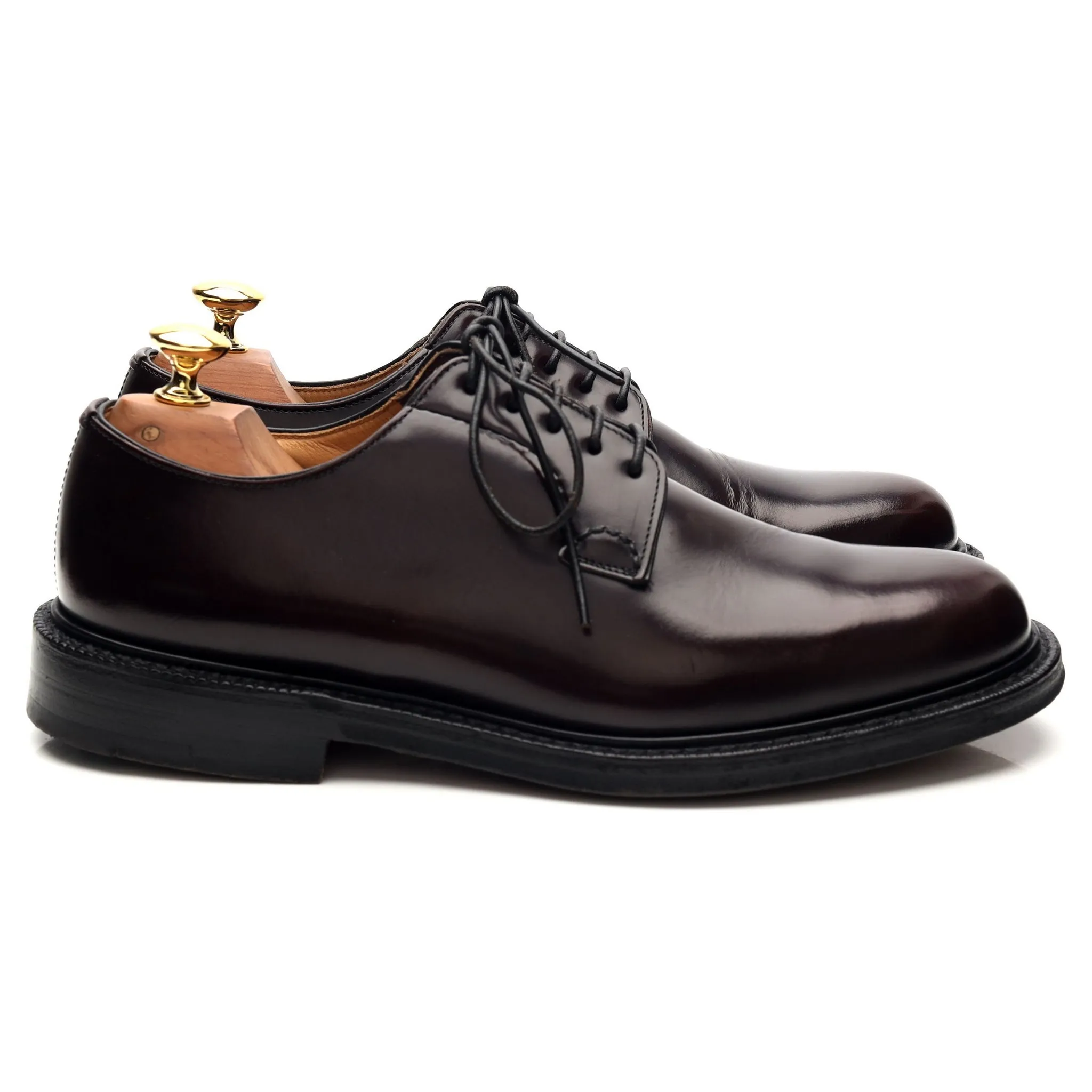 'Shannon' Burgundy Leather Derby UK 6 G