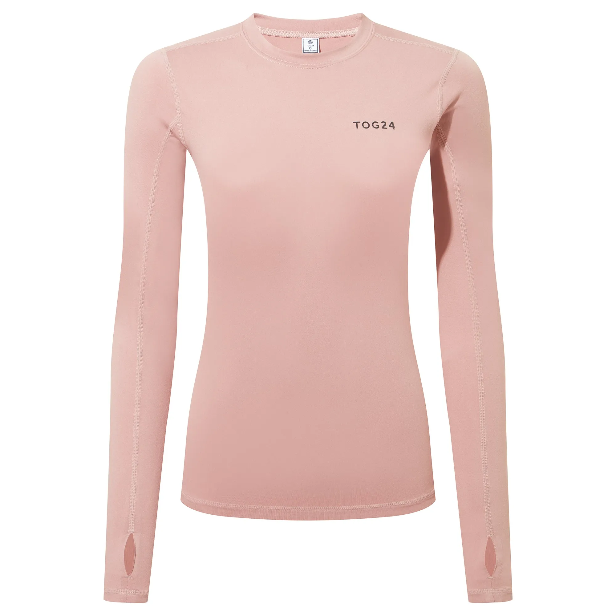 Snowdon Womens Thermal Crewneck - Faded Pink