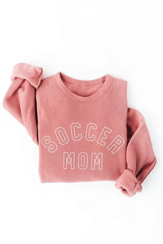 SOCCER MOM Crewneck Pullover Sweatshirt