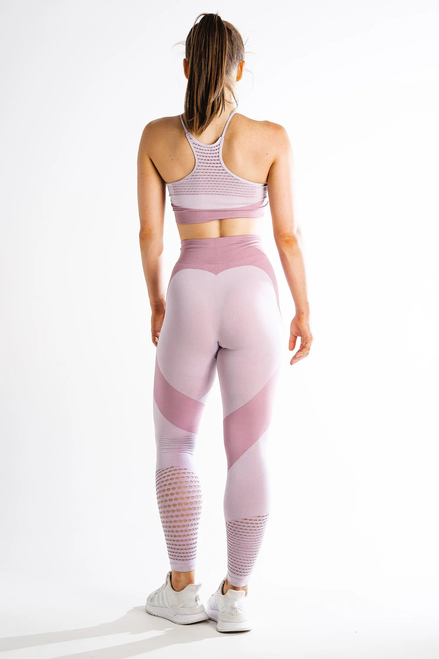 Sparta Laconic Seamless Sports Bra - Shadow Rose