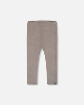 Super Soft Rib Leggings Grey Mix